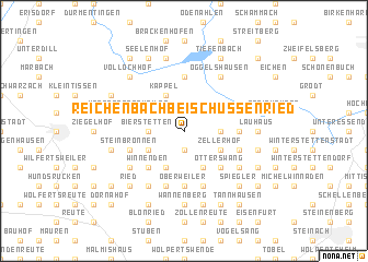 map of Reichenbach bei Schussenried