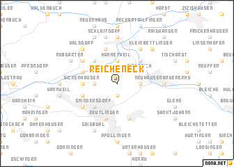 map of Reicheneck