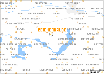 map of Reichenwalde