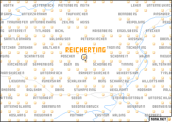 map of Reicherting