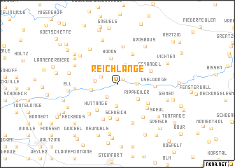 map of Reichlange
