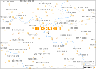 map of Reicholzheim