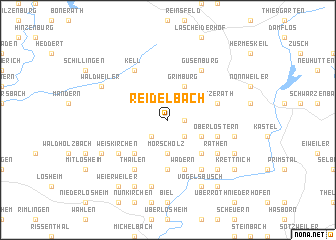 map of Reidelbach