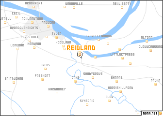 map of Reidland