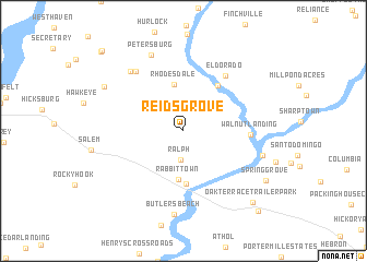 map of Reids Grove