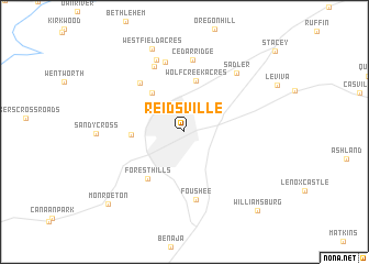 map of Reidsville
