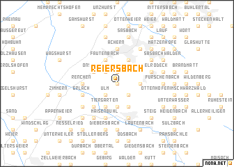 map of Reiersbach