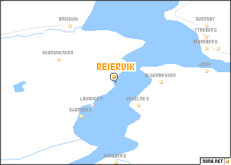 map of Reiervik