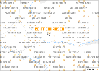 map of Reiffenhausen