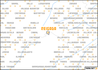 map of Reigada