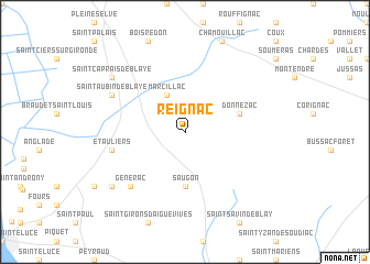 map of Reignac