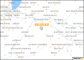 map of Reignier