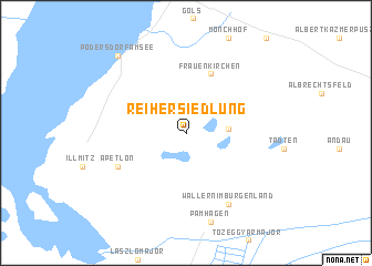 map of Reihersiedlung