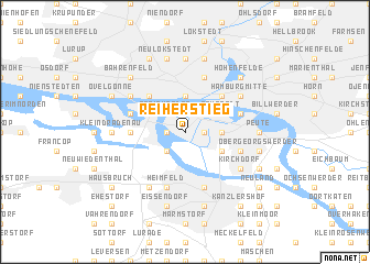 map of Reiherstieg