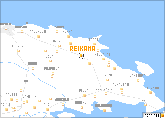 map of Reikama