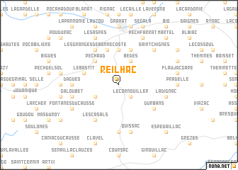 map of Reilhac