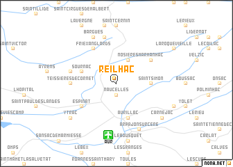 map of Reilhac