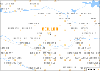 map of Reillon