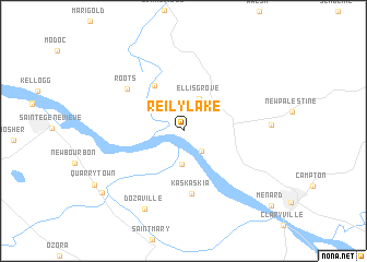 map of Reily Lake