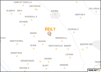 map of Reily