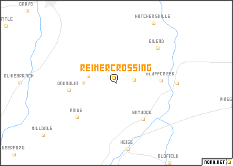 map of Reimer Crossing