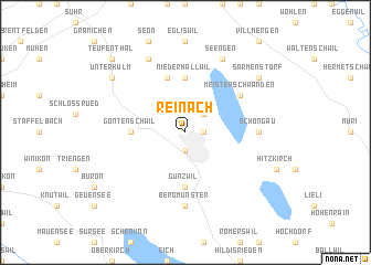 map of Reinach