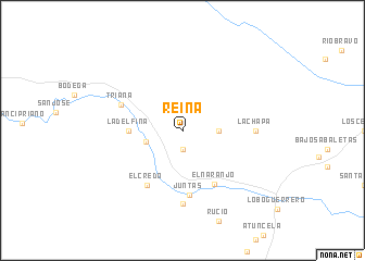 map of Reina