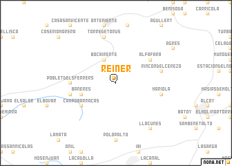 map of Reiner