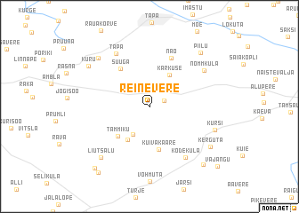 map of Reinevere