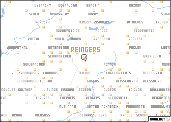 map of Reingers