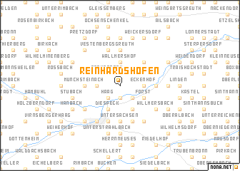 map of Reinhardshofen