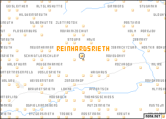 map of Reinhardsrieth