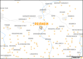 map of Reinheim