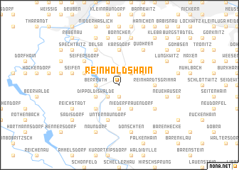 map of Reinholdshain