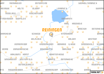 map of Reiningen