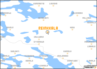 map of Reinkkala