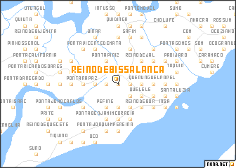 map of Reino de Bissalanca