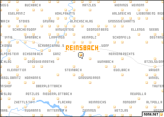 map of Reinsbach