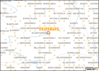 map of Reinsbürg
