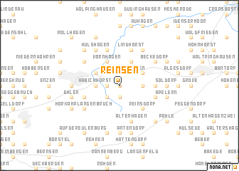 map of Reinsen