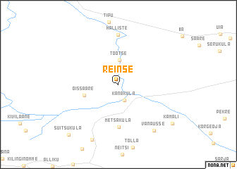 map of Reinse