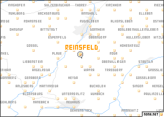 map of Reinsfeld