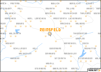 map of Reinsfeld