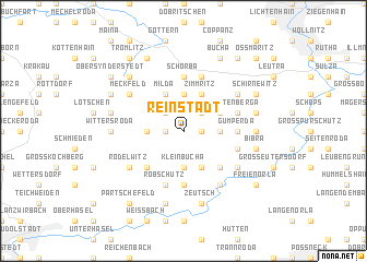 map of Reinstädt
