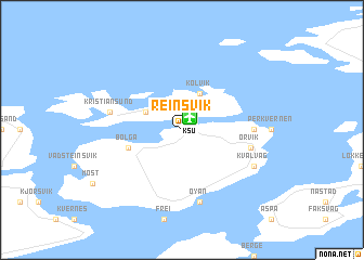 map of Reinsvik