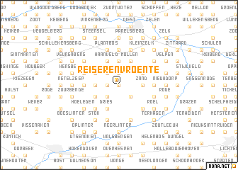 map of Reiserenvroente