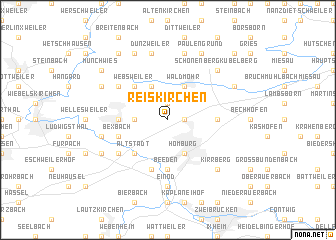 map of Reiskirchen