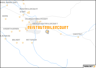 map of Reistad Trailer Court