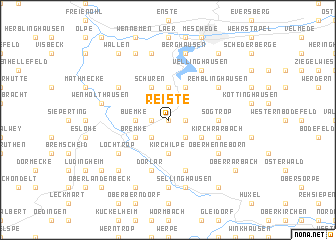 map of Reiste