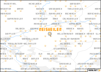 map of Reisweiler